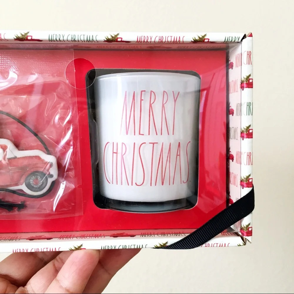 Rae Dunn Scented Candle & Car Air Freshener Set